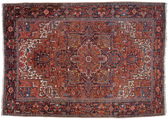 9.5x13.5 Vintage Heriz Carpet // ONH Item mc001213