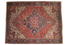 RESERVED 9.5x12.5 Vintage Mehrivan Carpet // ONH Item mc001214