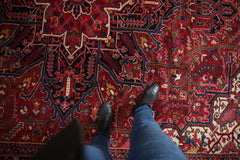 10x13 Vintage Heriz Carpet // ONH Item mc001223 Image 1