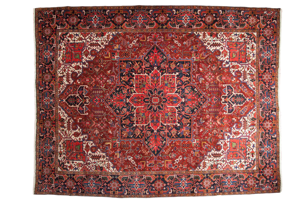 Vintage Ahar Persian Carpet 11'2