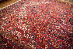 10.5x14.5 Vintage Heriz Carpet // ONH Item mc001225 Image 8