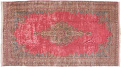 14.5x26.5 Vintage Fine Kerman Carpet // ONH Item mc001247