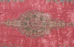 14.5x26.5 Vintage Fine Kerman Carpet // ONH Item mc001247 Image 3
