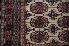 12.5x12.5 Vintage Fine Pakistani Bokhara Design Square Carpet // ONH Item mc001250 Image 4