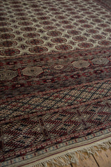 12.5x12.5 Vintage Fine Pakistani Bokhara Design Square Carpet // ONH Item mc001250 Image 6