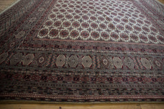 12.5x12.5 Vintage Fine Pakistani Bokhara Design Square Carpet // ONH Item mc001250 Image 7