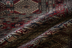 12.5x12.5 Vintage Fine Pakistani Bokhara Design Square Carpet // ONH Item mc001250 Image 11