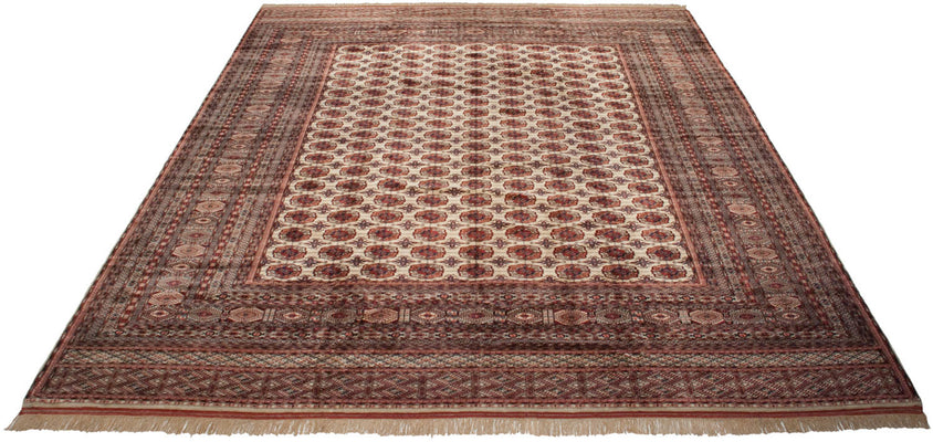 14.5x16.5 Vintage Fine Pakistani Bokhara Design Carpet // ONH Item mc001251 Image 1