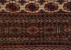 14.5x16.5 Vintage Fine Pakistani Bokhara Design Carpet // ONH Item mc001251 Image 7
