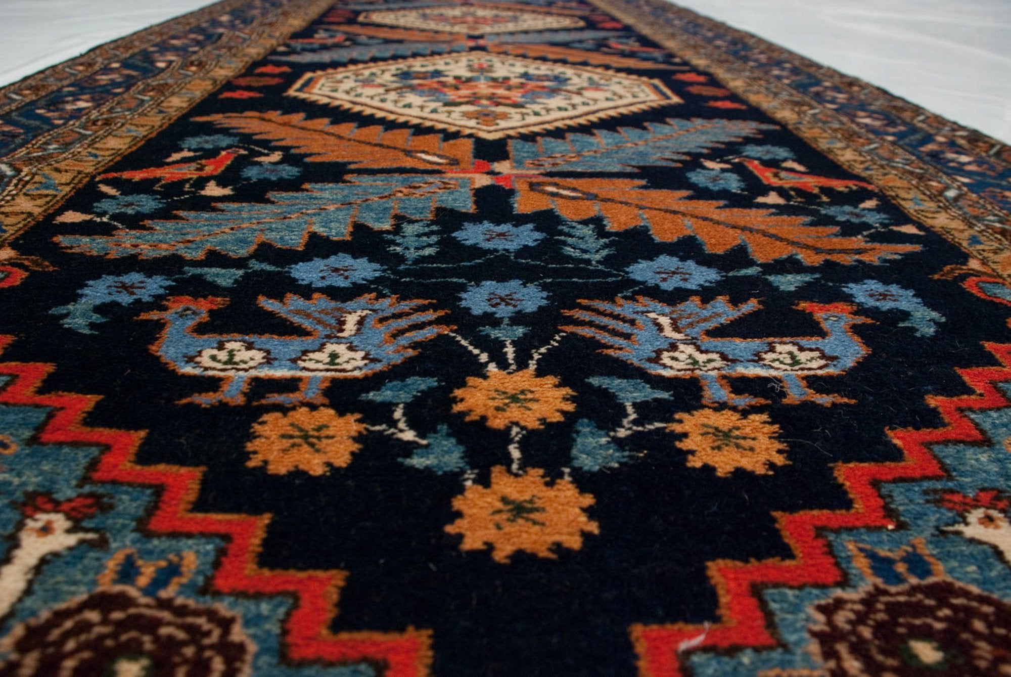 3.5x11 Vintage Ardebil Rug Runner // ONH Item mc001262 Image 1