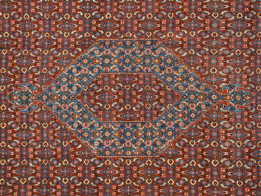 12.5x19.5 Vintage Ardebil Carpet // ONH Item mc001266 Image 1