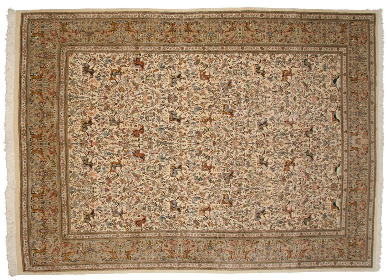11x15 Vintage Tabriz Carpet // ONH Item mc001269