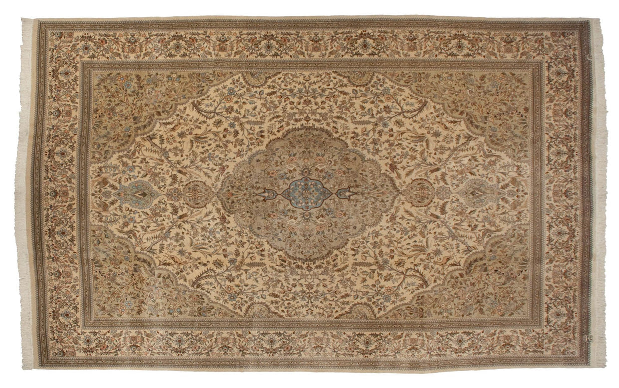 10.5x16 Vintage Tabriz Carpet // ONH Item mc001270