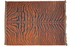 9x12 Vintage Indian Tiger Kilim Design Carpet // ONH Item mc001274