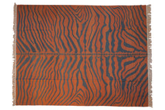 9x12 Vintage Indian Tiger Kilim Design Carpet // ONH Item mc001275