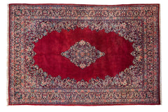6x9 Vintage Sarouk Carpet // ONH Item mc001280