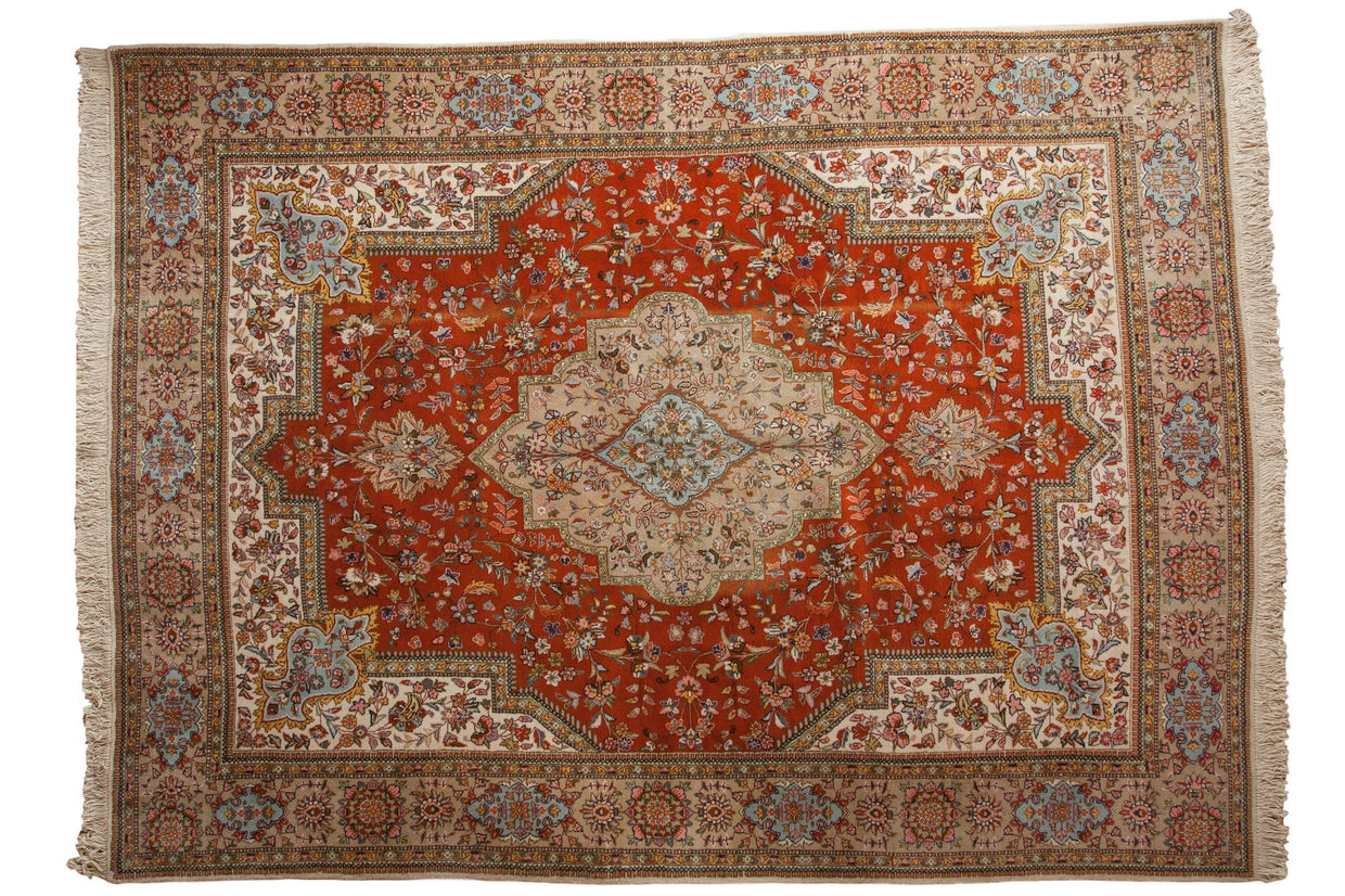 9x12 Vintage Tabatabaie Tabriz Carpet // ONH Item mc001284