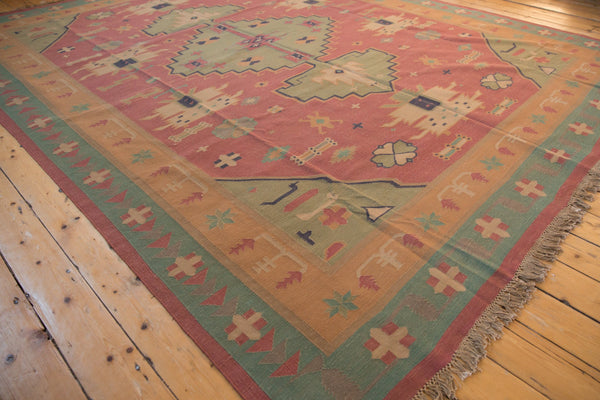 9.5x12 Vintage Stone Wash Dhurrie Carpet // ONH Item mc001285 Image 2