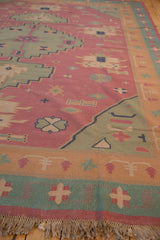 9.5x12 Vintage Stone Wash Dhurrie Carpet // ONH Item mc001285 Image 4