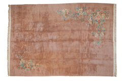 8.5x12 Vintage Japanese Art Deco Design Carpet // ONH Item mc001287
