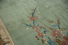 12x14.5 Vintage Japanese Art Deco Design Carpet // ONH Item mc001290 Image 7