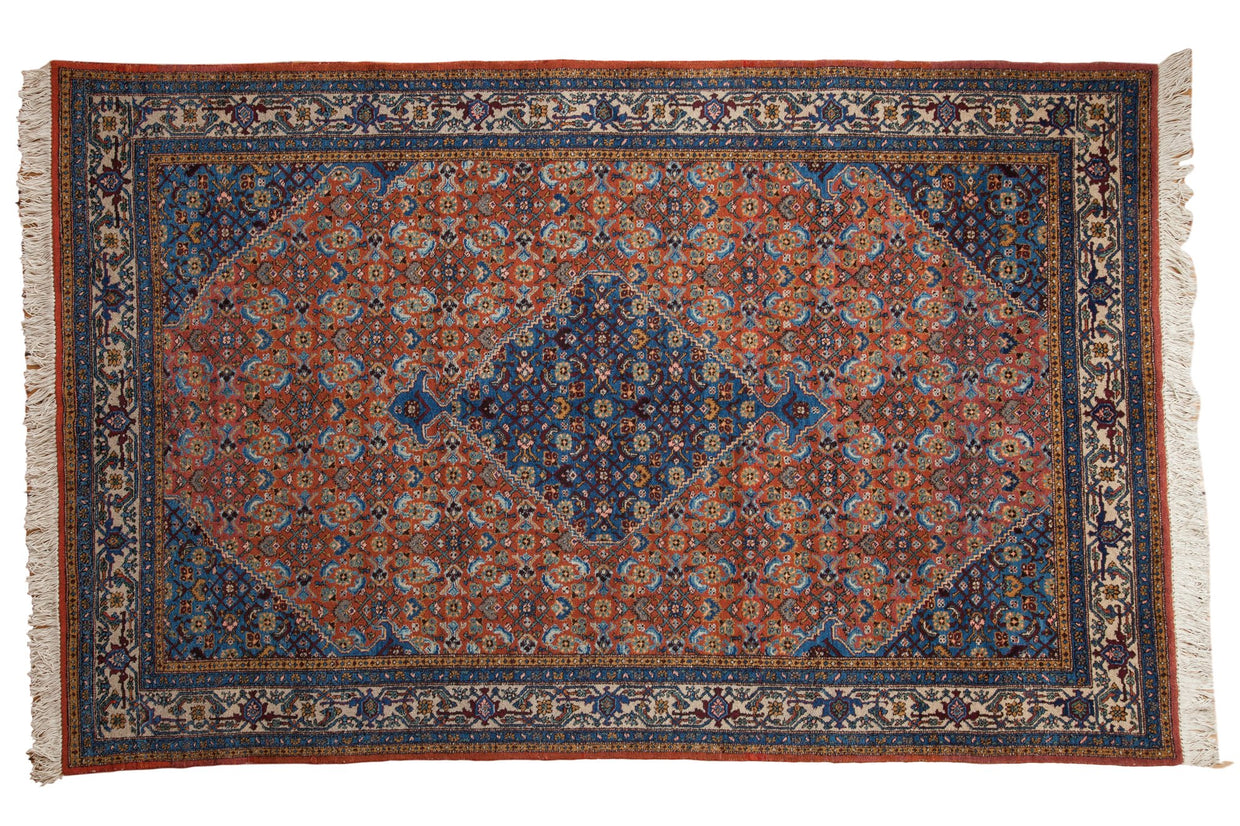 6.5x10 Vintage Ardebil Carpet // ONH Item mc001293