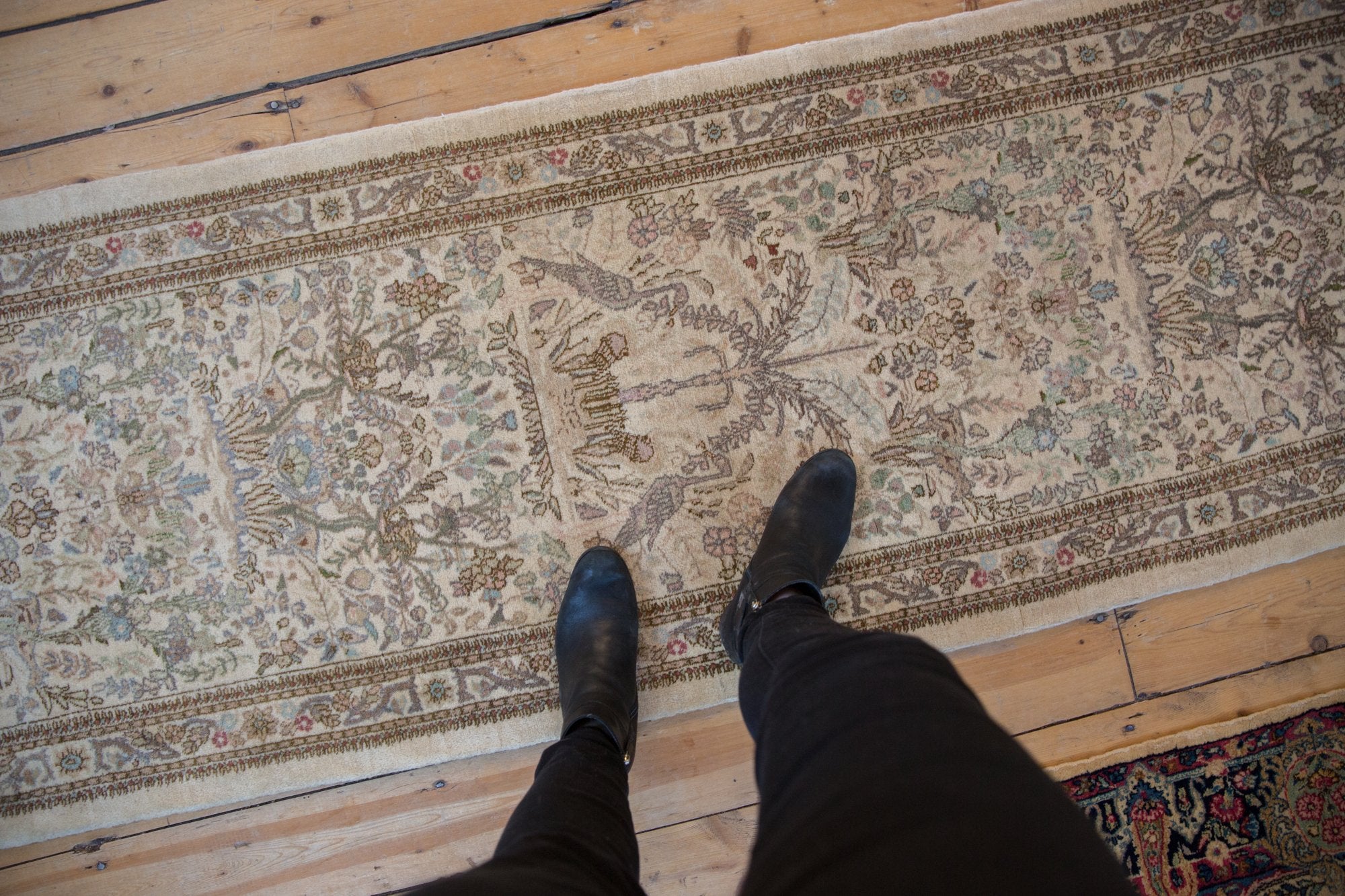 2.5x11.5 Vintage Tabriz Rug Runner // ONH Item mc001295