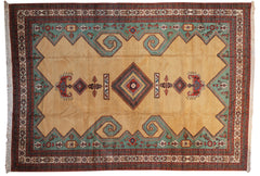 11.5x17.5 Vintage Meshkin Carpet // ONH Item mc001296