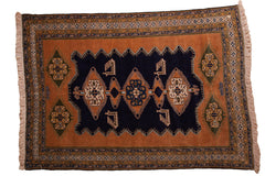 7.5x10.5 Vintage Ardebil Carpet // ONH Item mc001302