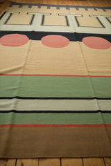 9.5x12 Vintage Indian Contemporary Kilim Design Carpet // ONH Item mc001303 Image 7
