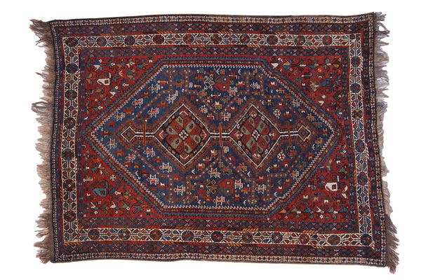 5x6.5 Vintage Shiraz Rug // ONH Item mc001306