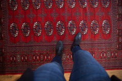 7x7 Vintage Fine Pakistani Bokhara Design Square Carpet // ONH Item mc001310