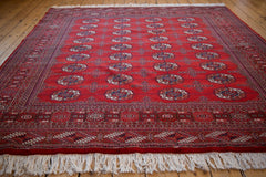 7x7 Vintage Fine Pakistani Bokhara Design Square Carpet // ONH Item mc001310 Image 6