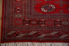 7x7 Vintage Fine Pakistani Bokhara Design Square Carpet // ONH Item mc001310 Image 7