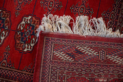 7x7 Vintage Fine Pakistani Bokhara Design Square Carpet // ONH Item mc001310 Image 9