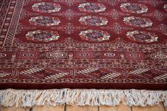 6x6.5 Vintage Fine Pakistani Bokhara Design Square Carpet // ONH Item mc001311 Image 6