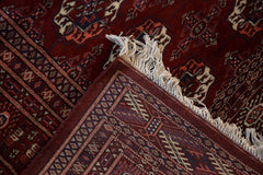 6x6.5 Vintage Fine Pakistani Bokhara Design Square Carpet // ONH Item mc001311 Image 9