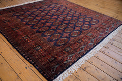 6.5x6.5 Vintage Fine Pakistani Bokhara Design Square Carpet // ONH Item mc001312 Image 1