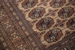 5.5x8 Vintage Fine Pakistani Bokhara Design Carpet // ONH Item mc001313 Image 7