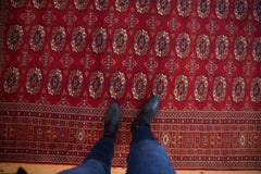 5x8 Vintage Fine Pakistani Bokhara Design Carpet // ONH Item mc001314