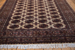 6.5x7 Vintage Fine Pakistani Bokhara Design Square Carpet // ONH Item mc001315 Image 2