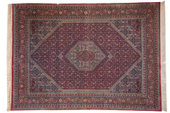 5.5x8 Vintage Indian Bijar Design Carpet // ONH Item mc001320