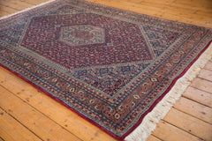 5.5x8 Vintage Indian Bijar Design Carpet // ONH Item mc001320 Image 1