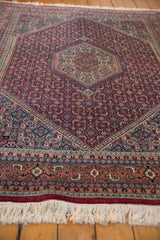 5.5x8 Vintage Indian Bijar Design Carpet // ONH Item mc001320 Image 2