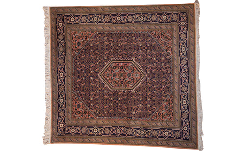 7.5x7.5 Vintage Ardebil Square Carpet // ONH Item mc001322