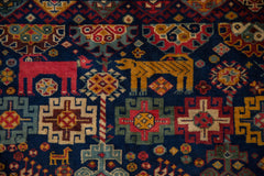 5.5x6.5 Vintage Indian Shiraz Design Carpet // ONH Item mc001325 Image 1