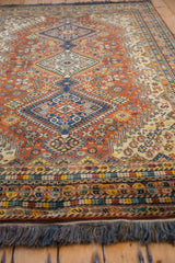 5.5x7.5 Vintage Indian Shiraz Design Carpet // ONH Item mc001326 Image 7