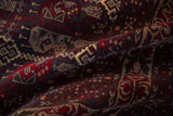 New Pakistani Belouch rug with rich pile, highlighting detailed vinery and boteh motifs.