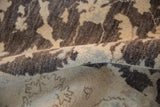 Close view of the new Peshawar rug's full pile and hand-knotted texture.