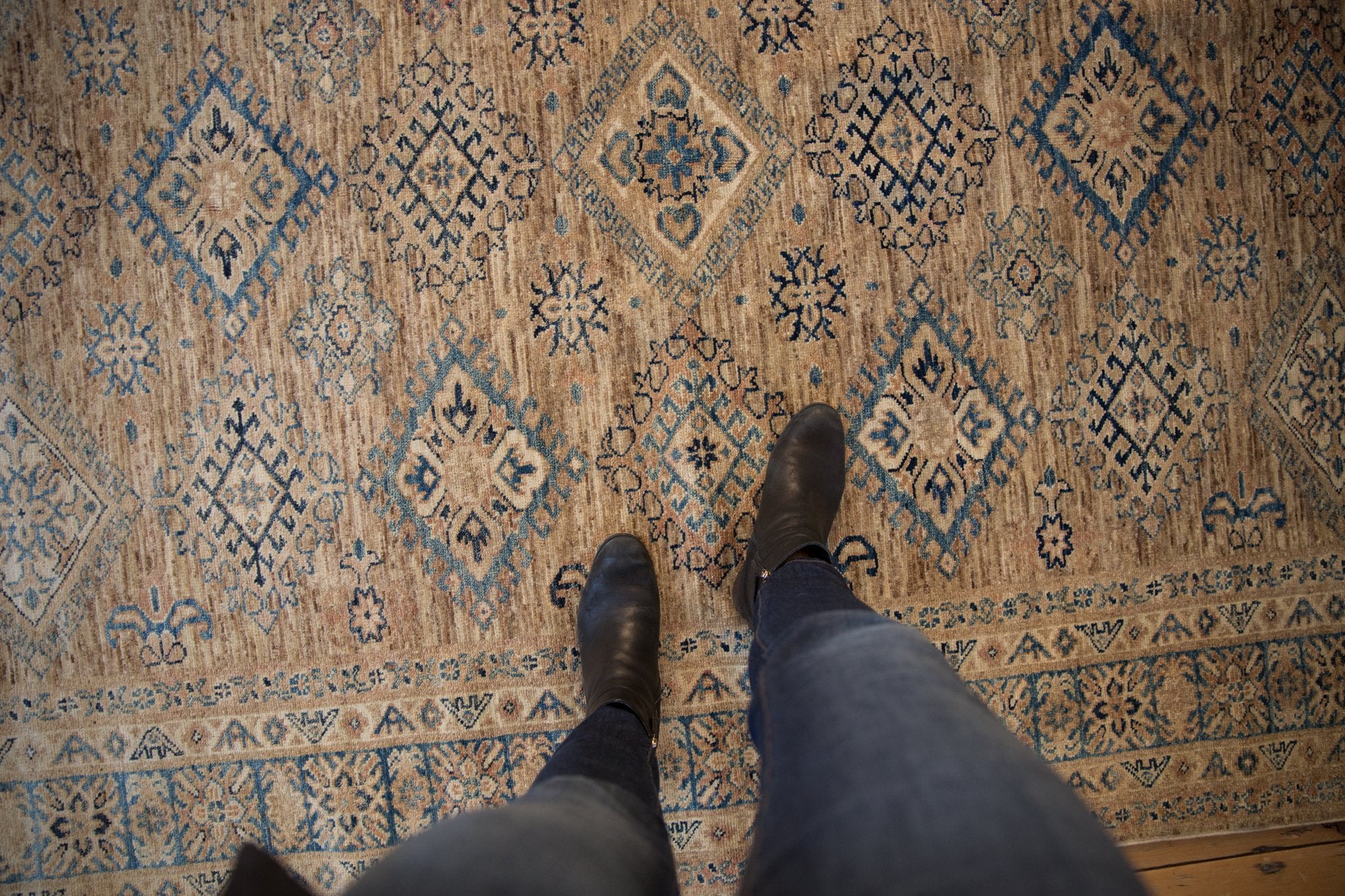 6x8 New Pakistani Caucasian Design Carpet // ONH Item mc001338